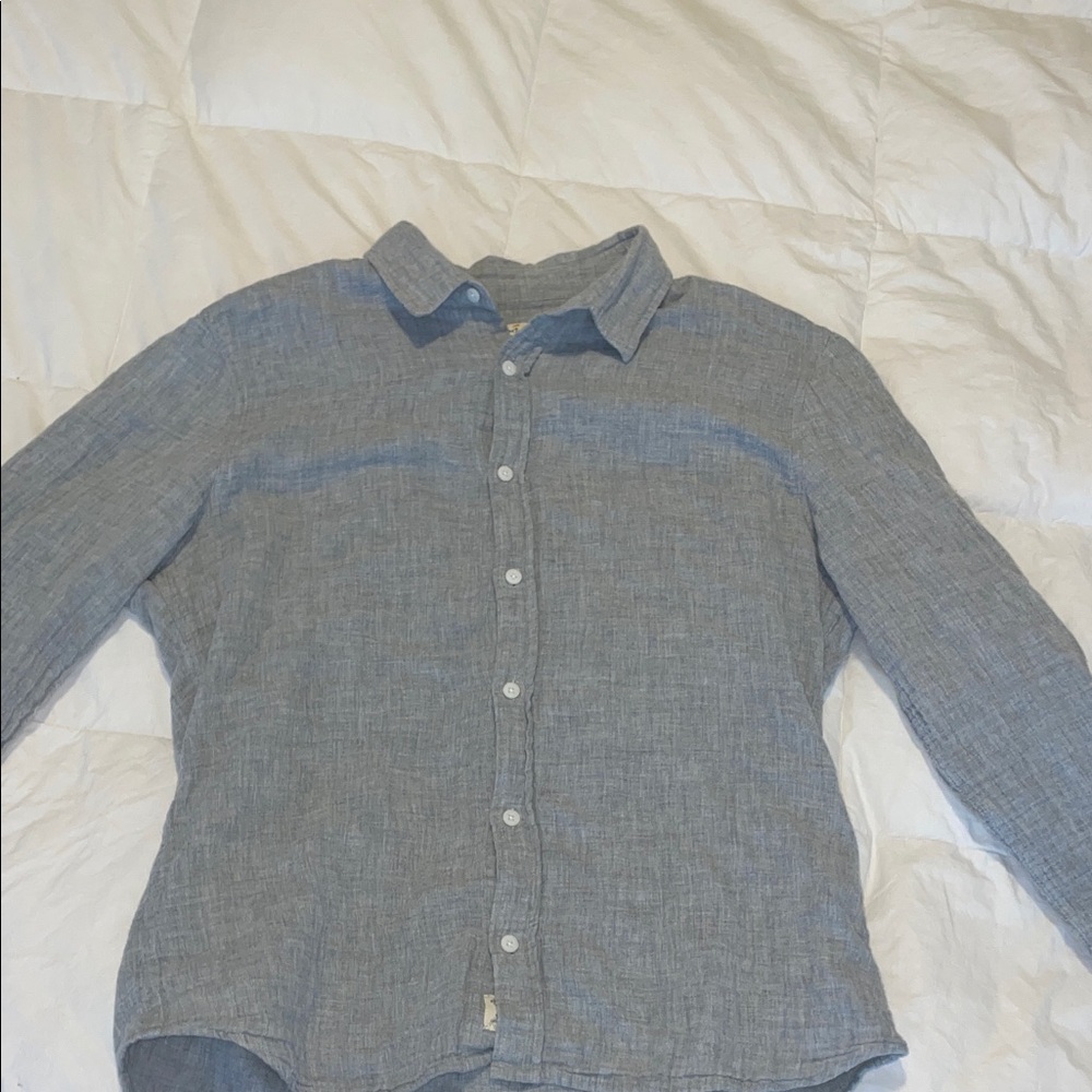 Marine Layer Men's Blue Casual Shirt